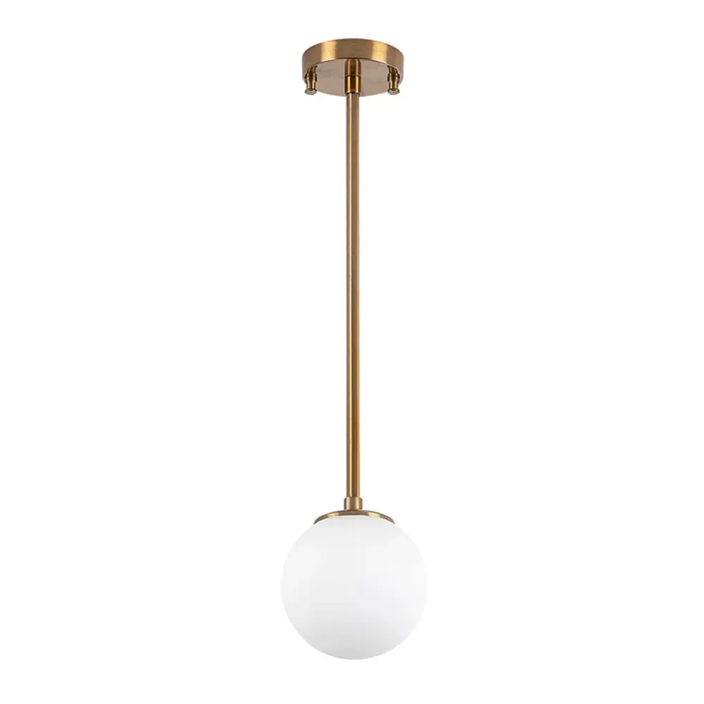Akkas 1-Light Metal Ceiling Pendant Light - Vintage product