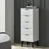 Akron 5-Drawer Chest of Drawers - Silk Grey