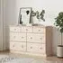 Akron 7-Drawer Chest of Drawers - Natural, Pine Wood