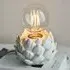 Akron Artichoke Table Lamp - Oatmeal Crackle Glaze, Ceramic
