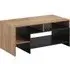 Akron Coffee Table with Storage - Gold, Oak