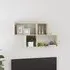Akua Cube Wall Shelf - Sonoma Oak, Engineered Wood