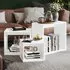 Akuna Nest of 3 Tables - White, Chipboard