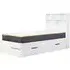 Alafia Single Bed Frame with Storage - White