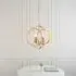 Alameda Metal Pendant Ceiling Light - Gold, White