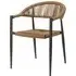 Alamosa Rattan Armchair - Natural, Aluminium