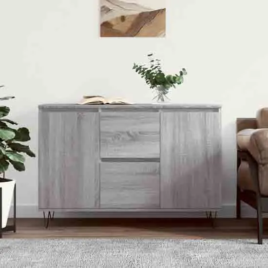 Alamosa Sideboard with 2 Doors & 2 Drawers - Grey Sonoma, Engineered Wood product