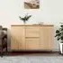 Alamosa Sideboard with 2 Doors 2 Drawers - Sonoma Oak