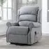 Alanya Electric Recliner Chair with Lift Function - Grey, Fabric