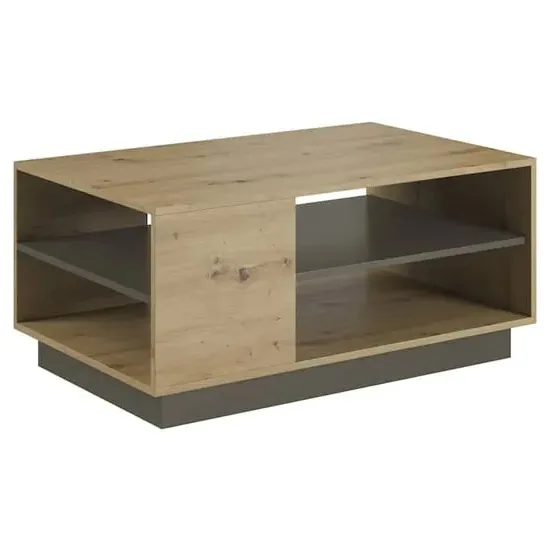 Alaro Coffee Table with Undershelf - Artisan Oak image