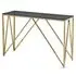 Alaro Console Table - Blue Grey, Smoked Glass