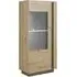Alaro Display Cabinet with LED - Artisan Oak