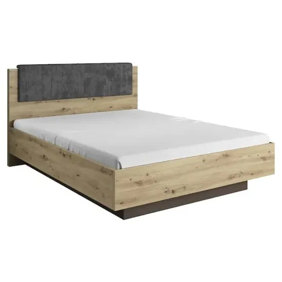 Alaro King Size Bed Frame - Artisan Oak