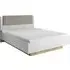 Alaro King Size Bed Frame - White, High Gloss