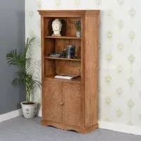Alaro Large Bookcase - Oak, Mangowood