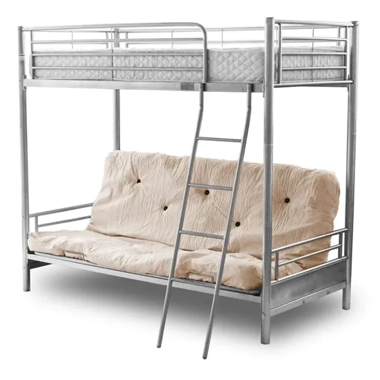 Alaska Futon Metal Bunk Bed - Silver product