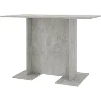 Alayka Rectangular Dining Table - Concrete Effect