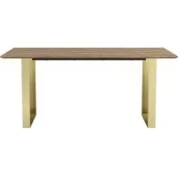 Albany Dining Table - Russet, Gold
