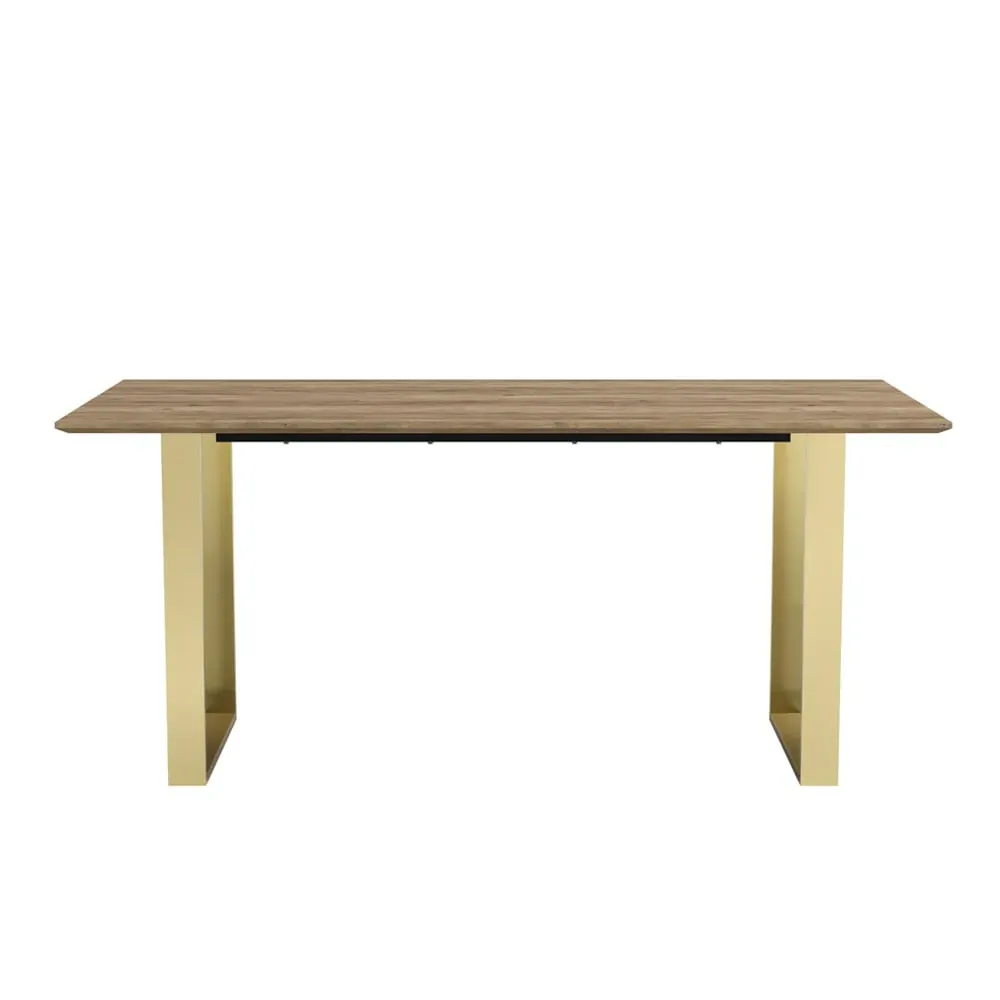 Albany Dining Table - Russet, Gold