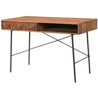 Albany Laptop Desk with 1 Drawer - Natural, Acacia Wood
