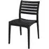 Albany Outdoor Side Chair - Black, Polypropylene