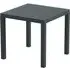 Albany Square Outdoor Dining Table - Dark Grey, Resin