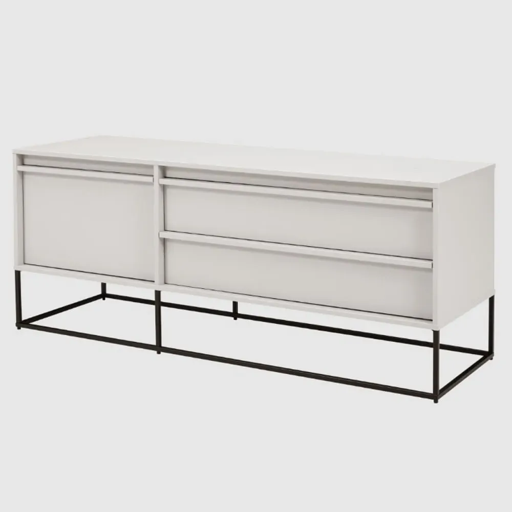 Albany Storage Cabinet with 3 Drawers - Stone