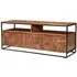 Albany TV Stand with 3 Doors - Natural, Acacia Wood