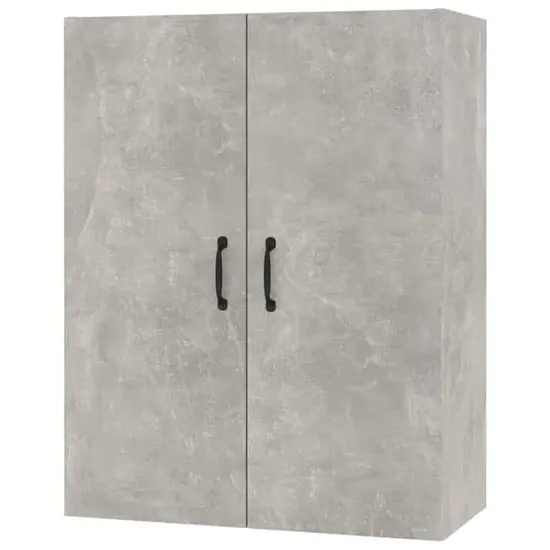 Albany Wall Storage Cabinet with 2 Doors - Concrete Effect image