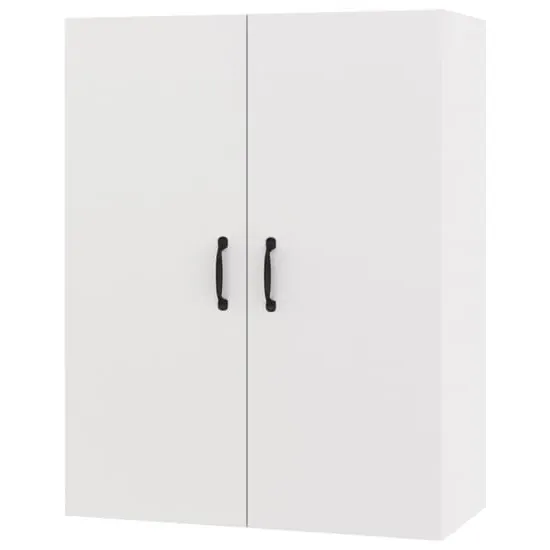 Albany Wall Storage Cabinet with 2 Doors - White