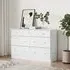 Albi 7 Drawer Chest - White, Pinewood