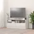Albi TV Stand with 2 Drawers - White, Pinewood