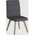 Albion Fabric Office Chair with Oak Legs - Grey