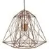 Albion Geometric Cage Pendant Light - Copper