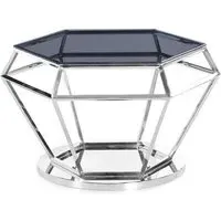 Albury Coffee Table - Smoke, Tempered Glass