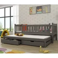 Alcoa Day Bed with Trundle - Graphite, Wood