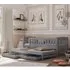 Alcoa Day Bed with Trundle - Grey, Wood