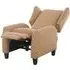 Alcoa Pushback Recliner Chair - Rust, Fabric
