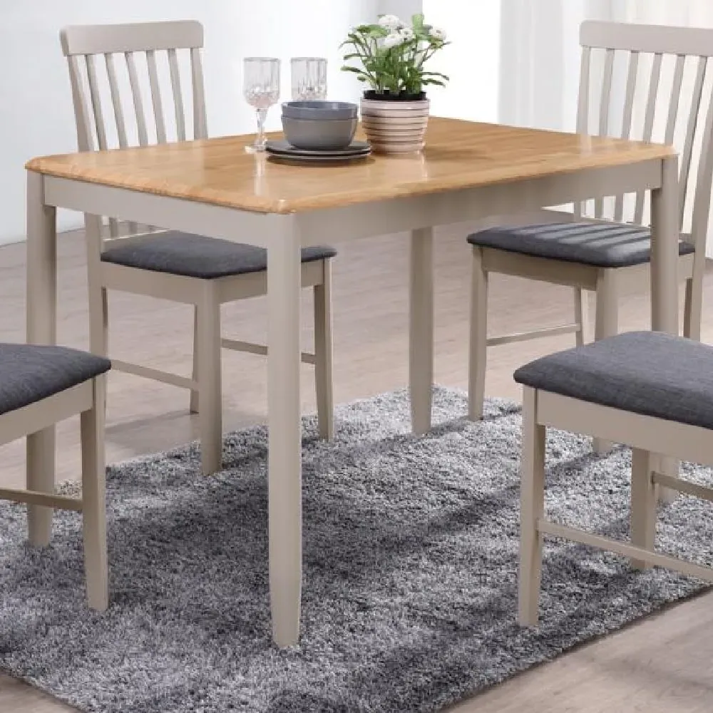 Alcor Rectangular Dining Table - Grey, Oak image
