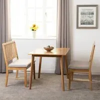 Alcudia Dining Table with 2 Benches - Oak