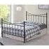 Alderley Double Bed Frame - Black, Metal