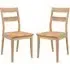 Alesund Oak Dining Chairs - Pair