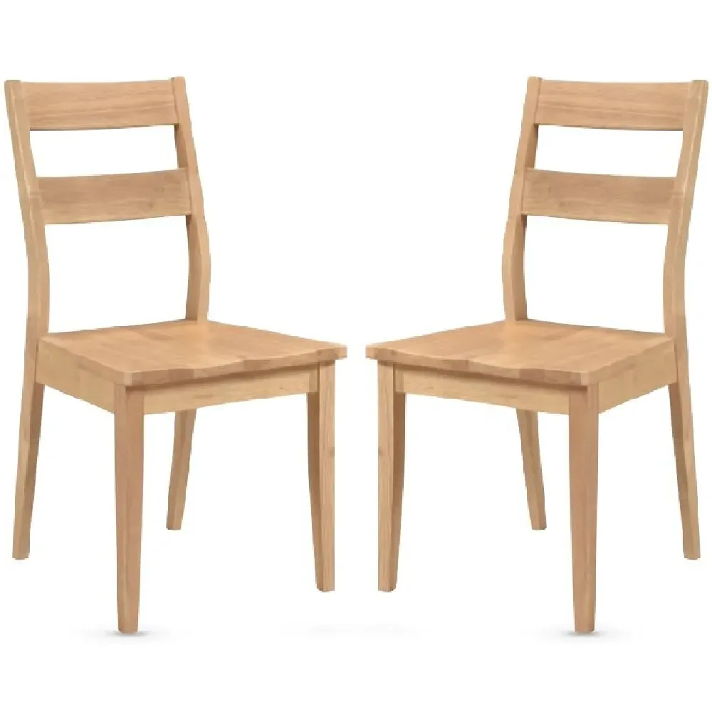 Alesund Oak Dining Chairs - Pair image