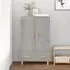 Aleta 2-Door Highboard with Drawer - Concrete Effect