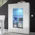 Aleta High Gloss Display Cabinet with LED - White