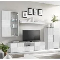 Aleta Living Room Furniture Set - Matt White
