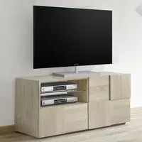 Aleta TV Stand with 1 Door 1 Drawer - Sonoma Oak