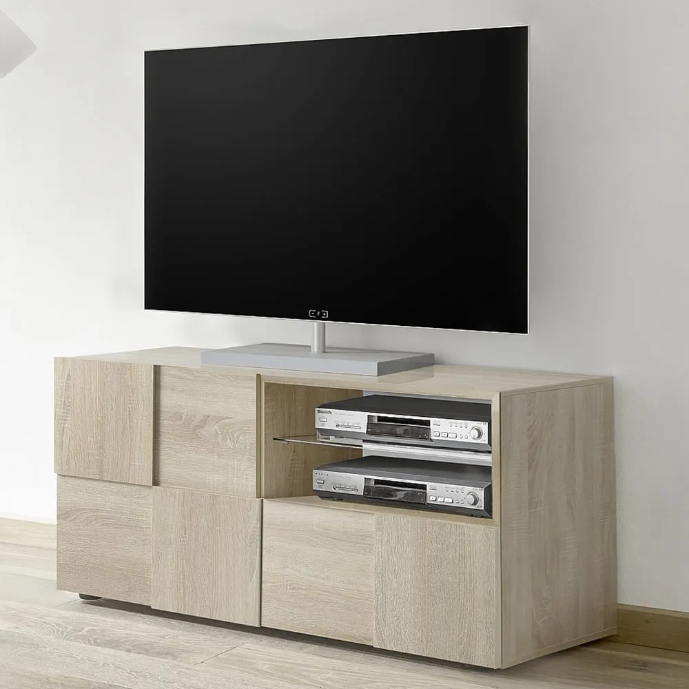 Aleta TV Stand with 1 Door 1 Drawer - Sonoma Oak image