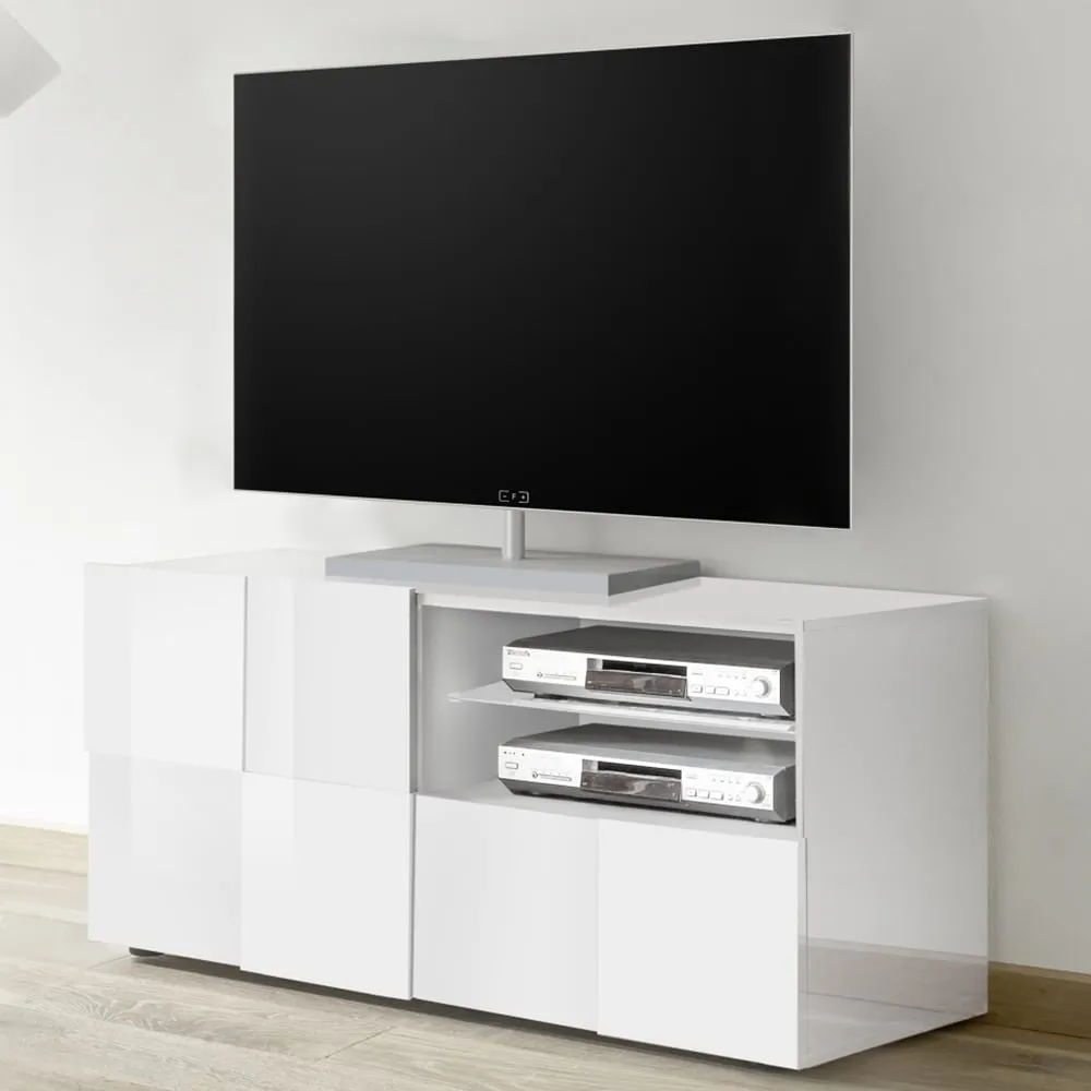 Aleta TV Stand with 1 Door 1 Drawer - White