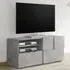 Aleta Wooden TV Stand with 1 Door 1 Drawer - Concrete